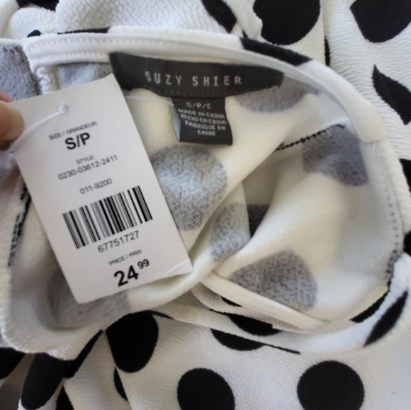 NWT Polka Dot Dress - Size Small - Picture 6 of 6